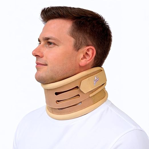 Flamingo Hard Cervical Collar Size L | Rigid Neck Support for Cervical Spine Immobilization & Pain Relief